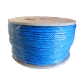 100% new material Anti-uv additive high breaking strength without knot 6mm blue telecom drawing rope for cable ducting